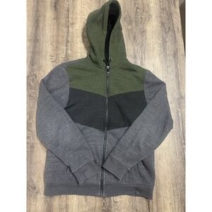 Urban Pipeline Sherpa Lined Full Zip Fleece Hoodie Sweatshirt Colorblock Men's S